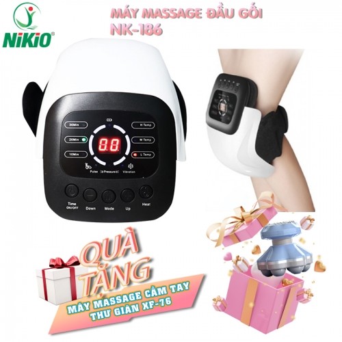 Máy massage khớp gối cao cấp Nikio NK-186 - Giảm đau nhức đầu gối hiệu quả