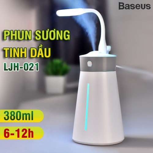 Máy xông tinh dầu mini có đèn ngủ 7 màu Baseus LJH-021