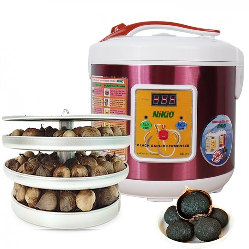 Máy (nồi) làm tỏi đen chuyên dụng Nikio NK-696, 6L làm 2kg tỏi