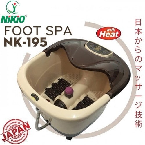 Bồn (chậu) ngâm chân massage Nhật Bản Nikio NK-195 - 4in1
