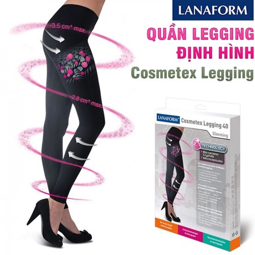 Quần Legging định hình giảm size và ngăn chặn da sần Lanaform Cosmetex LA014003