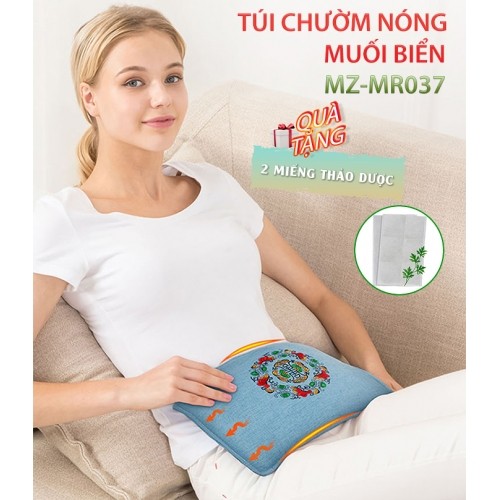 Túi chườm nóng muối biển Mingzhen MZ-MR037/MZ-MR055 - Tặng gói thảo dược thiên nhiên