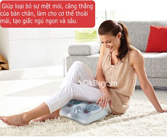 Máy massage chân trị liệu hồng ngoại Beurer