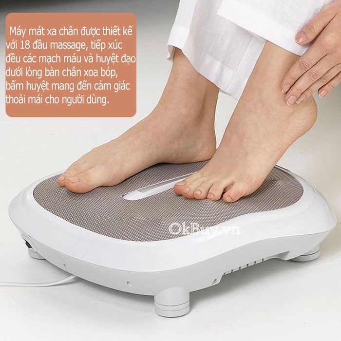 Máy massage chân đèn hồng ngoại
