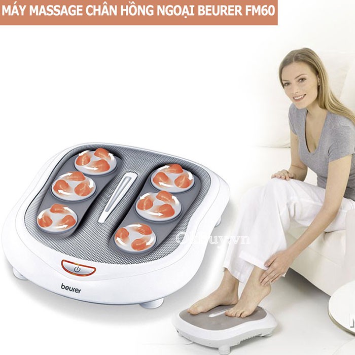 Máy massage chân khô đèn hồng ngoại Beurer