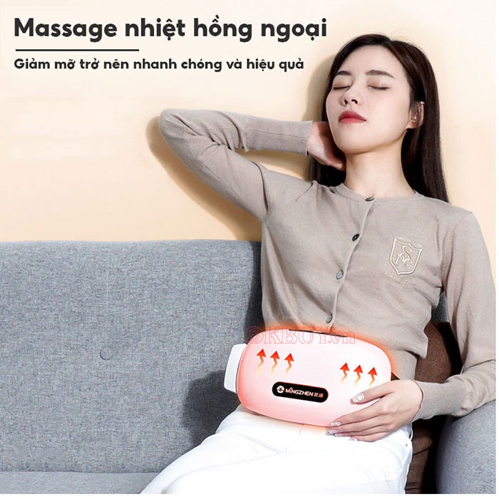 Máy massage xoa bóp giảm béo bụng hồng ngoại Mingzhen MZ-678N