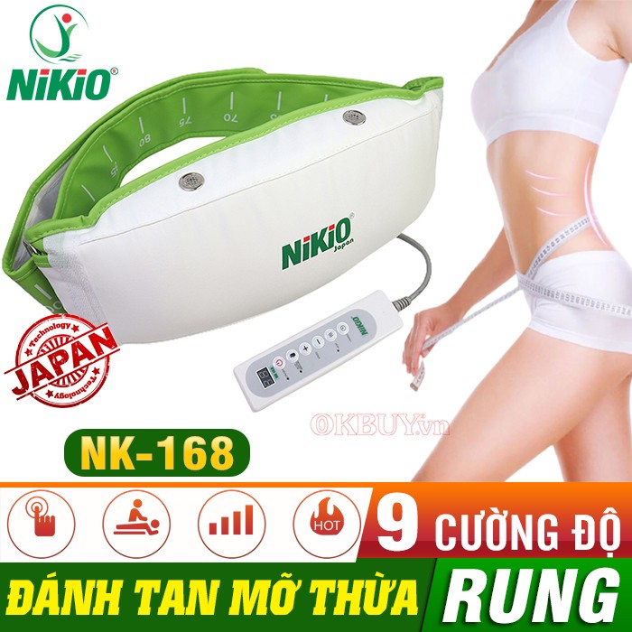 Máy massage giảm mỡ bụng Nikio NK-168