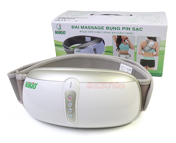 Hướng dẫn sử dụng đai massage bụng Nikio NK-169DC rung lắc, hồng ngoại: