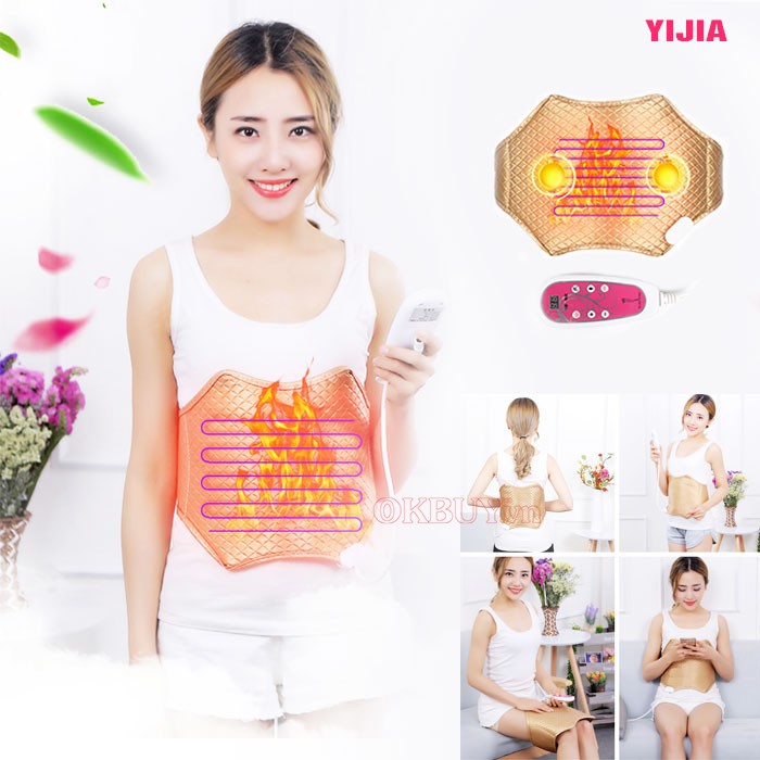 Đai quấn nóng massage trị liệu đau mỏi lưng Yijia YJ-909A