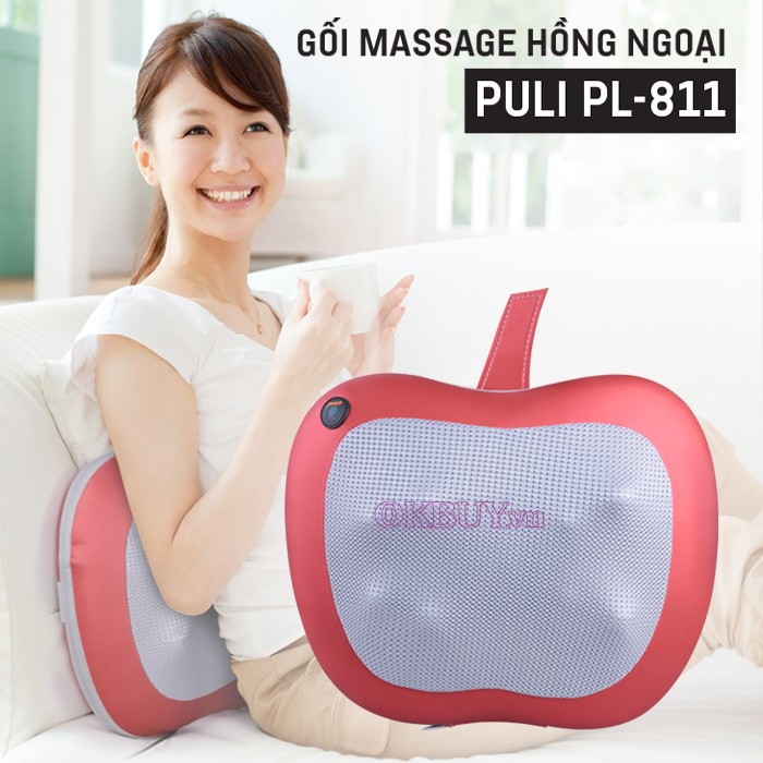 Gối massage hồng ngoại Puli PL-811