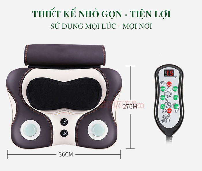 Máy massage xoa bóp cổ vai gáy Nikio NK-136DC
