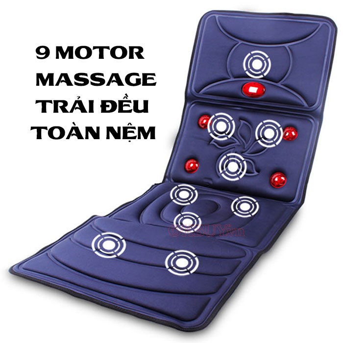 Đệm massage toàn thân hồng ngoại cao cấp