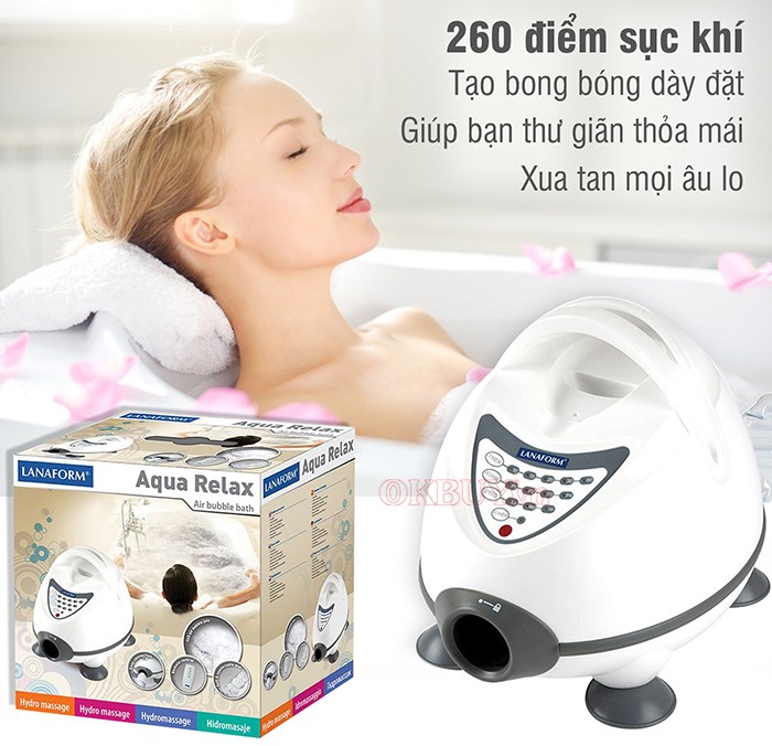 Máy massage sục khí cho bồn tắm Lanaform Aqua Relax LA110413