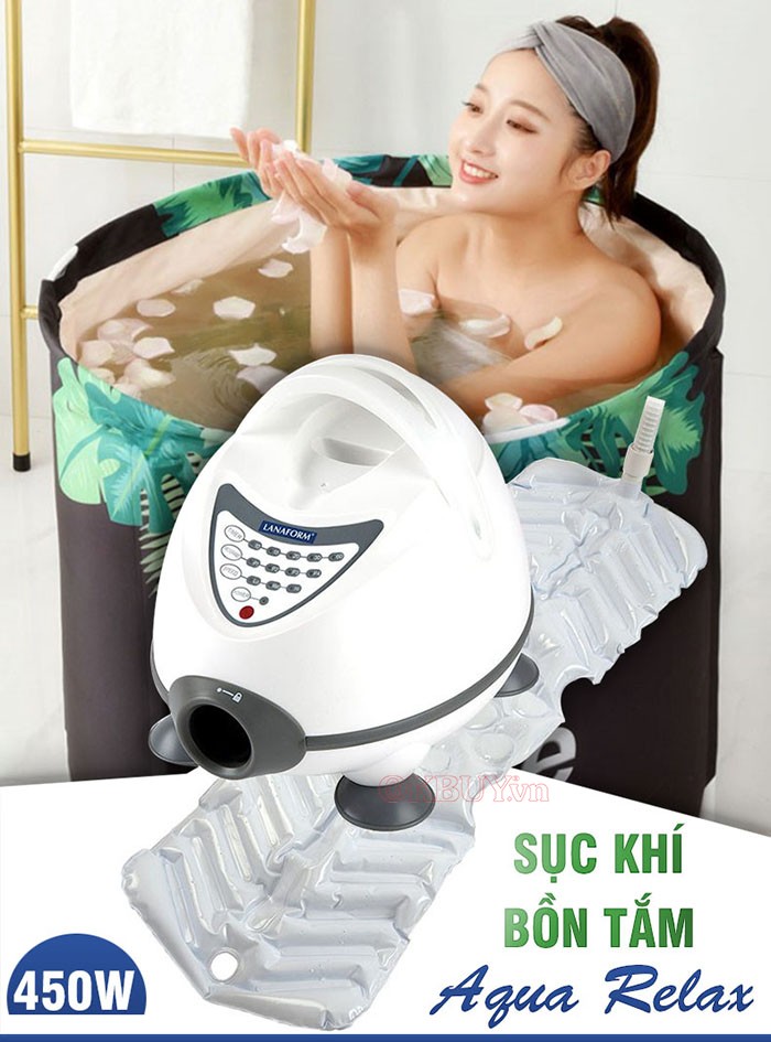 Máy massage sục khí cho bồn tắm Lanaform Aqua Relax LA110413