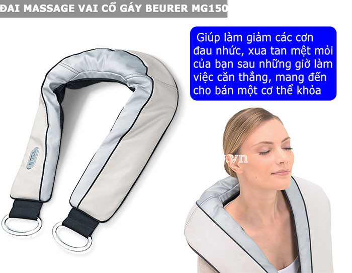 Đai massage trị liệu vai lưng gáy Beurer