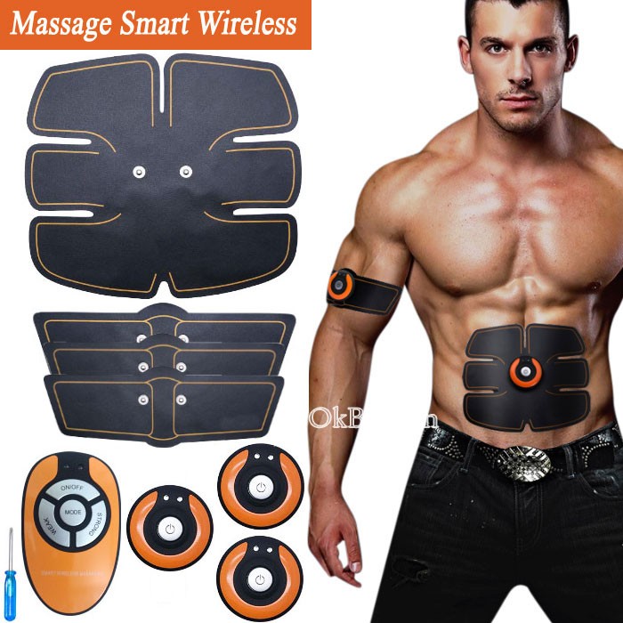 Máy massage xung điện tập GYM 6 múi Smart Wireless Mobile GYM