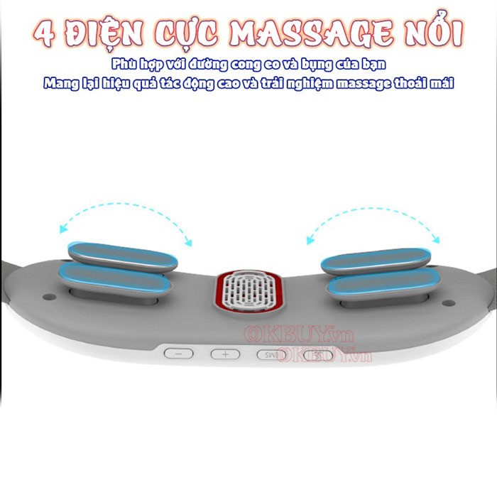 4 điện cực massage nổi