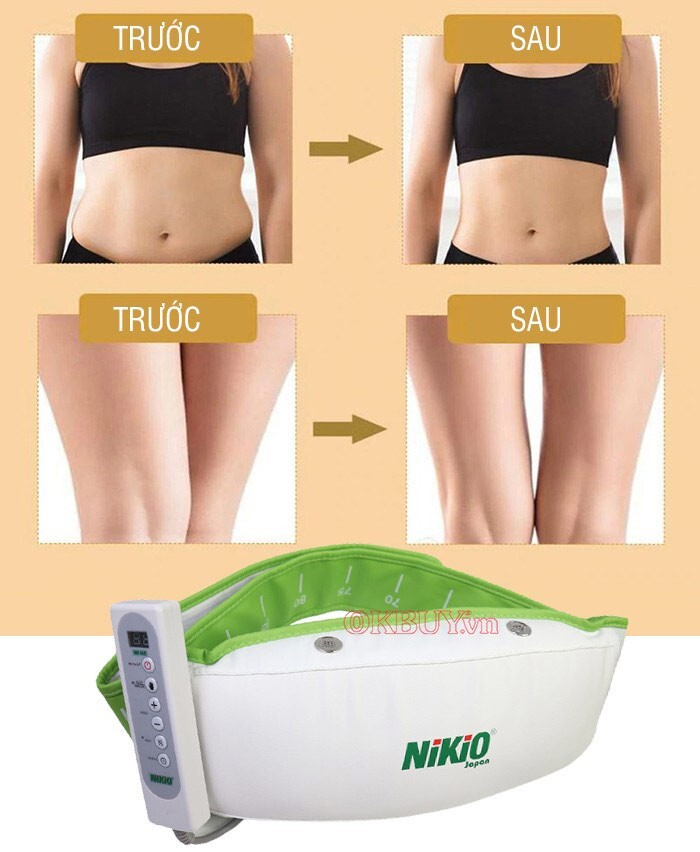 Hiệu quả sau khi sử dụng máy massage giảm mỡ bụng Nikio NK-168