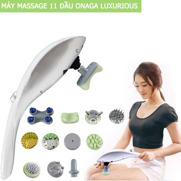 Máy massage cầm tay 11 đầu ONAGA Luxurious