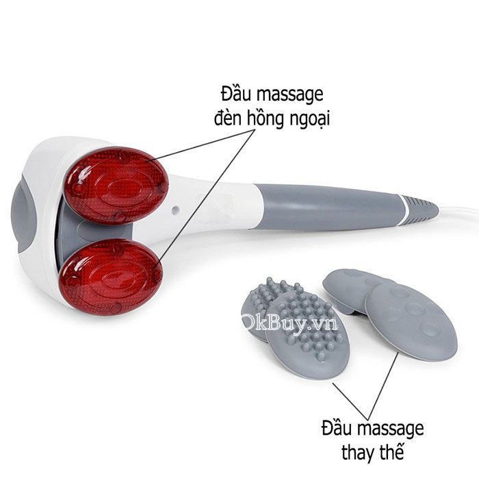 Máy massage cầm tay đèn hồng ngoại Beurer MG80