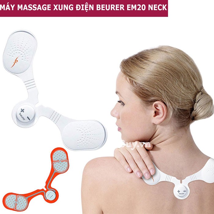 Máy massage xung điện trị mỏi vai gáy Beurer EM20 Neck