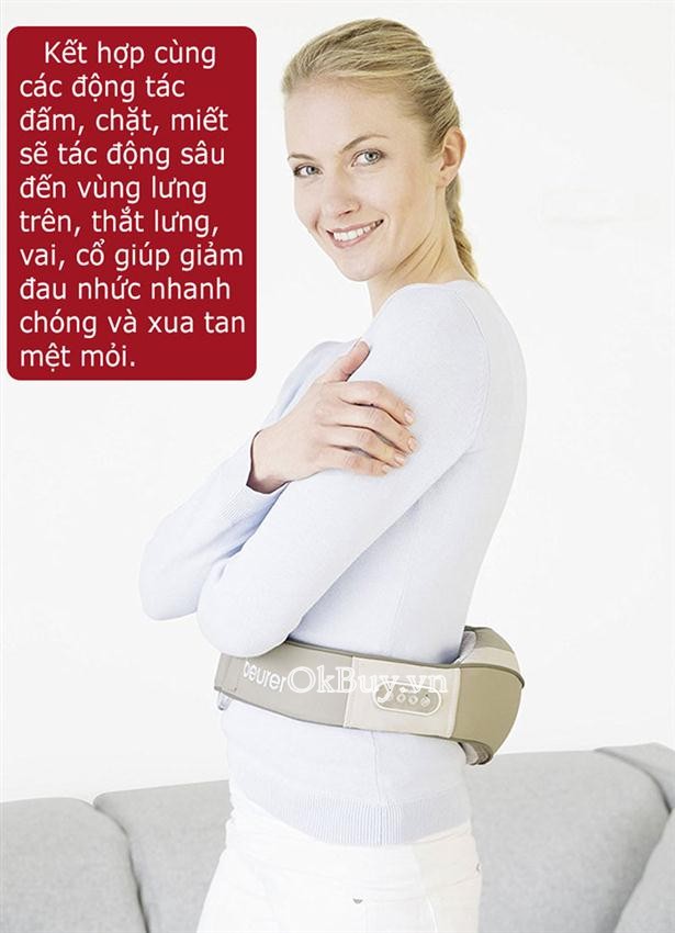 đai massage vai cổ lưng mông Beurer MG148