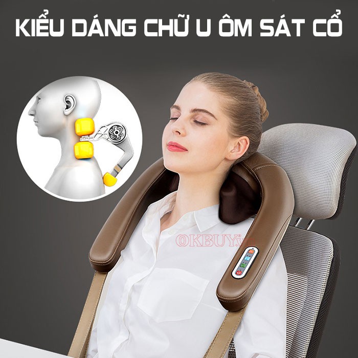 Máy massage xoa bóp huyệt đạo cổ vai gáy MingZhen MZ-666C