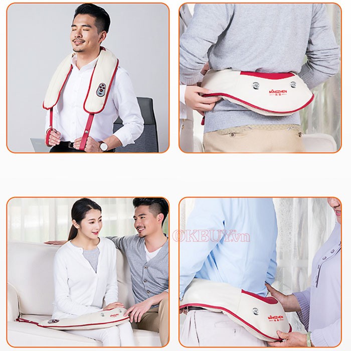  Đai massage lưng cổ vai gáy Mingzhen MZ-666
