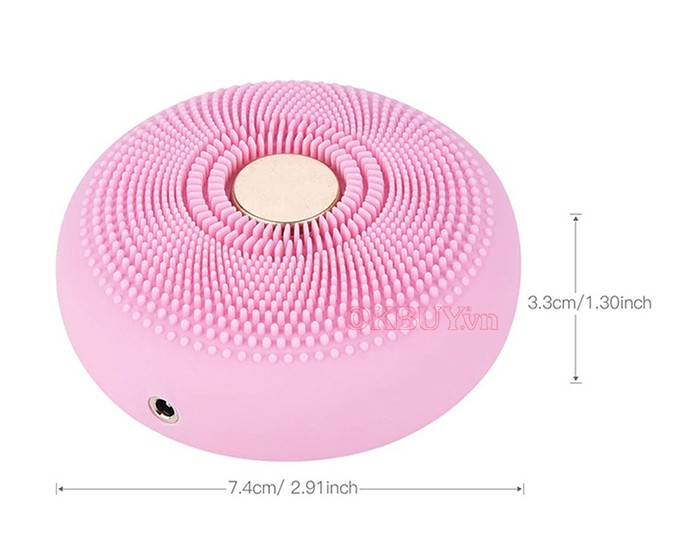 Máy massage rửa mặt chăm sóc da bằng ánh sáng sinh học 2in1 Ultra Top Secret