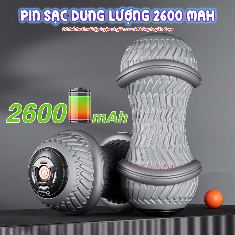 Con lăn tập giãn cơ pin sạc 2600 mAh Booster JMQ