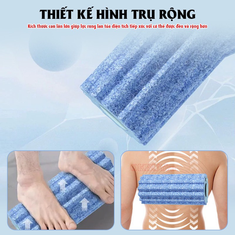 Con lăn massage Booster Pi Roller Pro hình trụ rộng