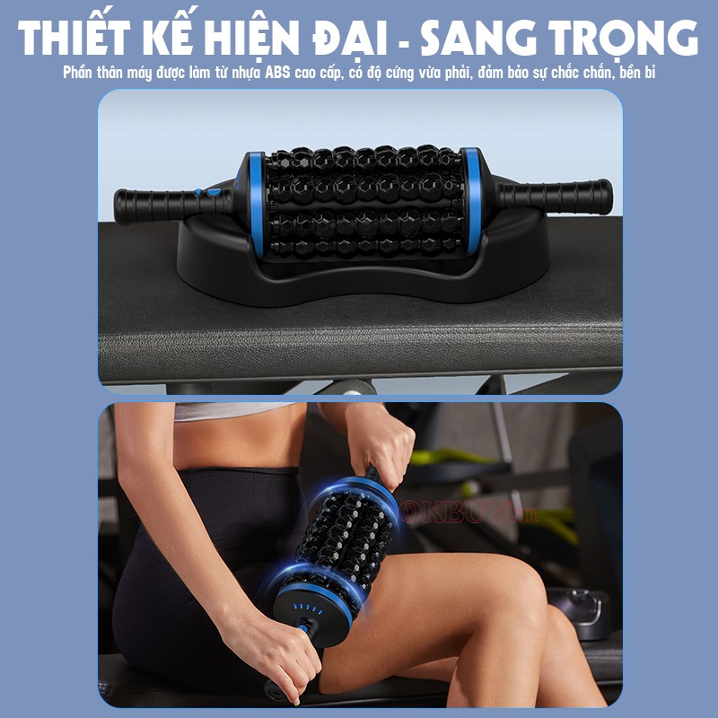 Con lăn massage thư giãn thiết kế hiện đại Puli PL-699DC 