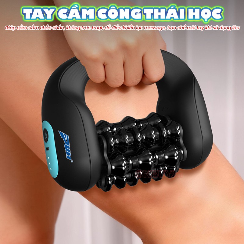 Con lăn massage cầm tay Puli PL-769 tay cầm công thái học