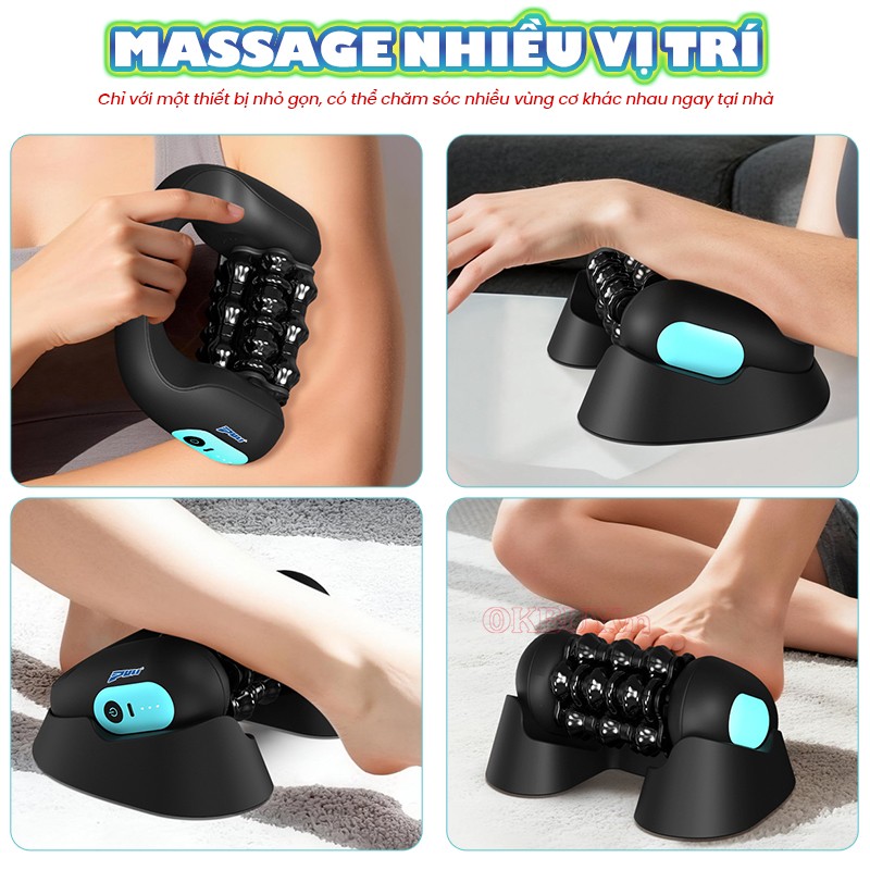 Con lăn massage cầm tay Puli PL-769 massage nhiều vị trí