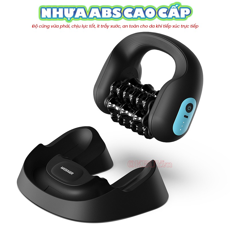 Con lăn massage cầm tay Puli PL-769 chất liệu nhựa ABS cao cấp