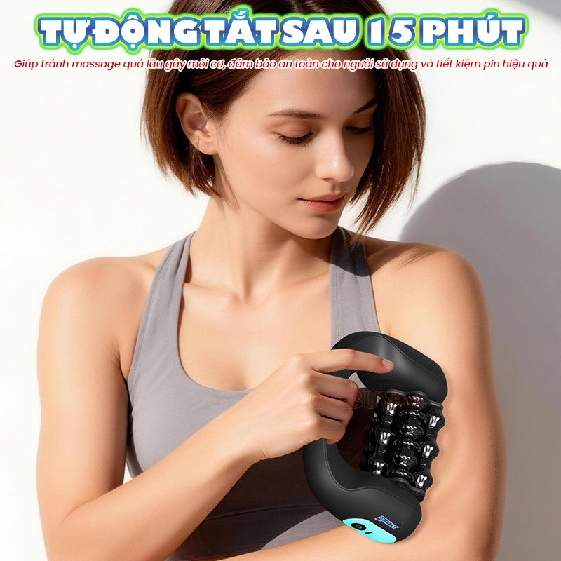 Con lăn massage cầm tay Puli PL-769 tự tắt sau 15 phút