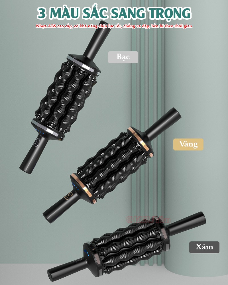 Con lăn massage cầm tay Puli PL-799DC với 3 màu