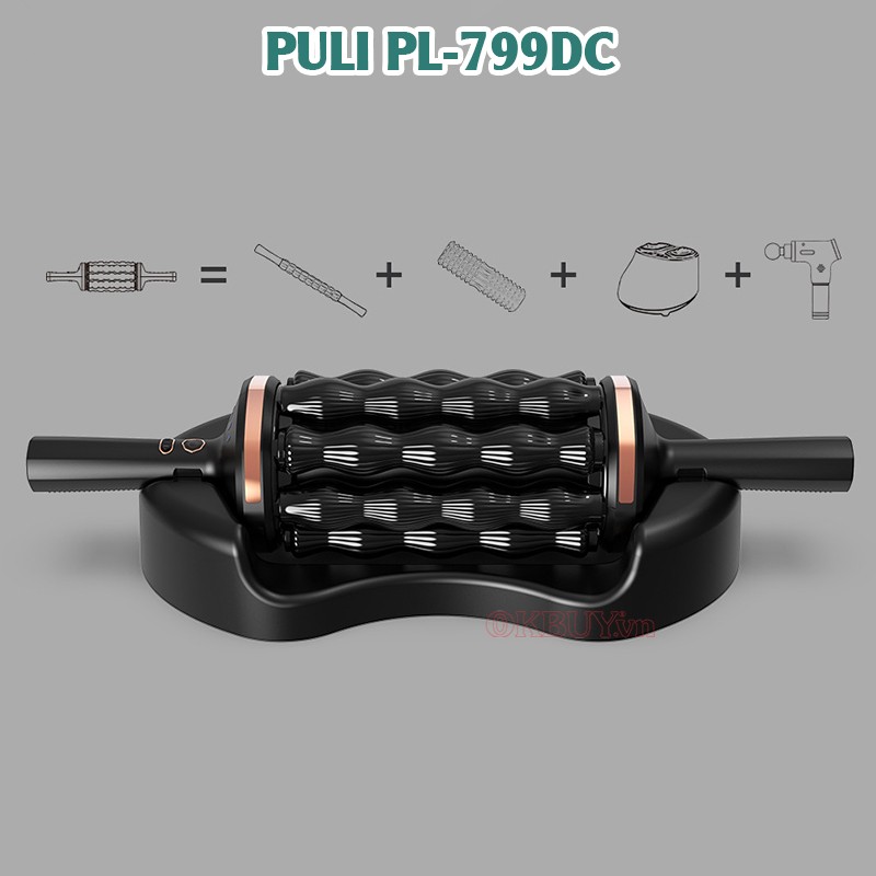 Con lăn massage cầm tay Puli PL-799DC cao cấp
