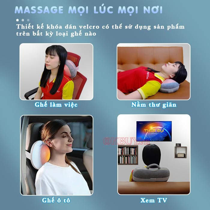 Massage được mọi lúc mọi nơi