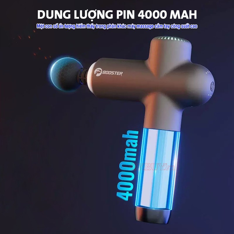 Máy massage cầm tay Booster LS pin sạc 4000 mAh