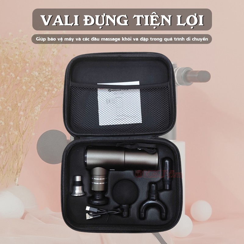 Súng massage cầm tay Booster Mini 2A dễ dàng mang theo