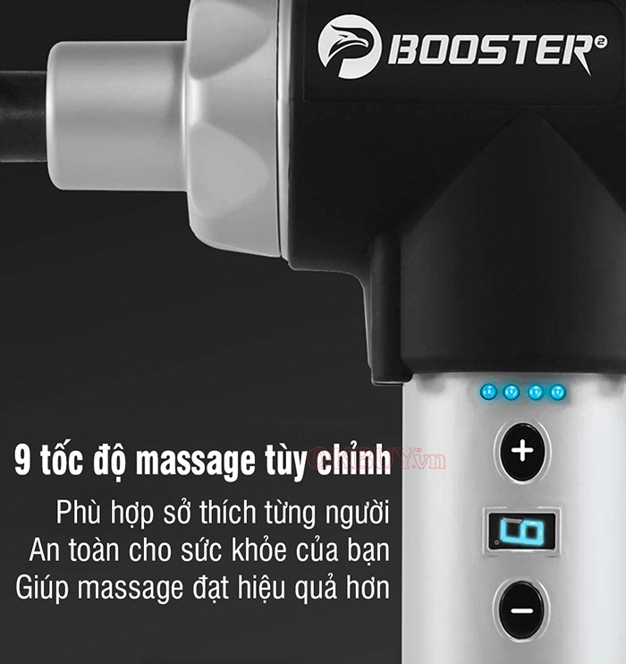 Súng massage gun tạo cơ bắp Booster Lite Pro 2