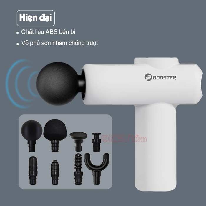 Súng massage cầm tay hiện đại Booster Mini V2 8 đầu