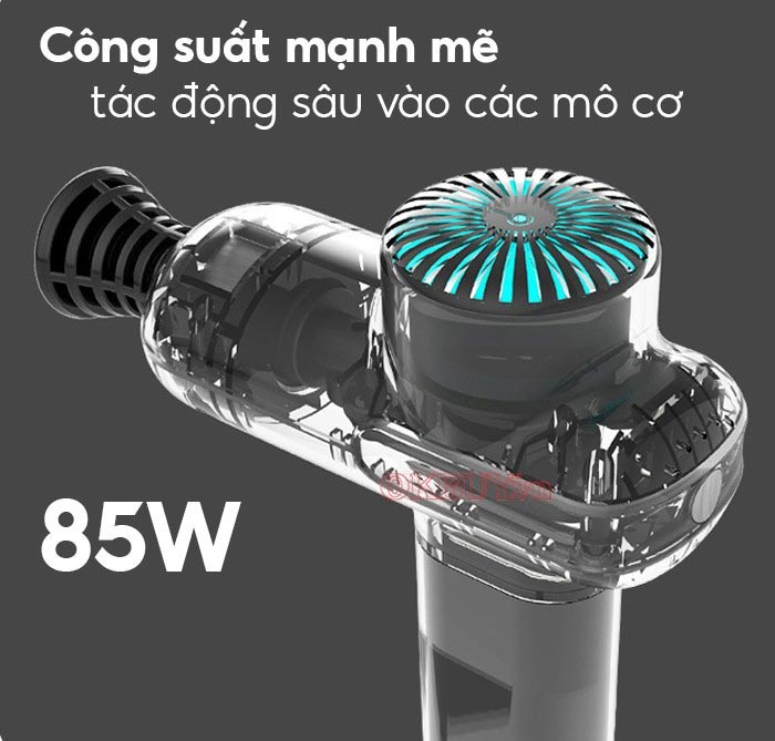 Công suất massage cực mạnh 85W