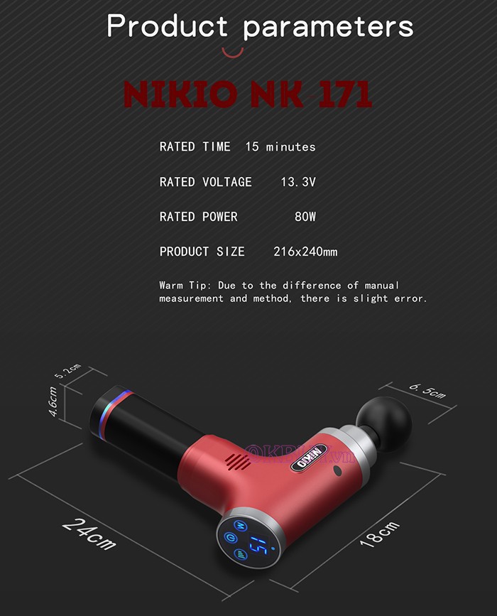 Nikio NK-171 đỏ tím