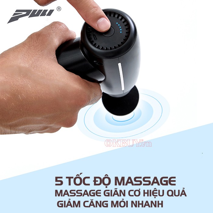 Súng massage cầm tay mini Puli PL-656
