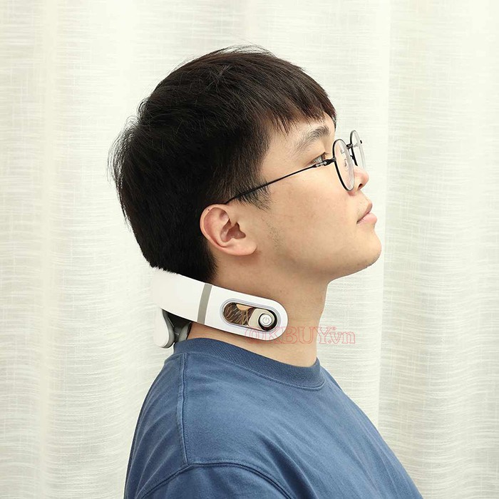 Máy massage xung điện trị liệu đau mỏi cổ Mingzhen MZ-N5 - Pin sạc