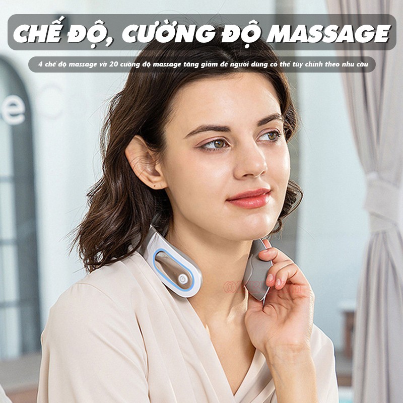 Máy massage cổ vai gáy Nikio NK-130D 4 chế độ massage