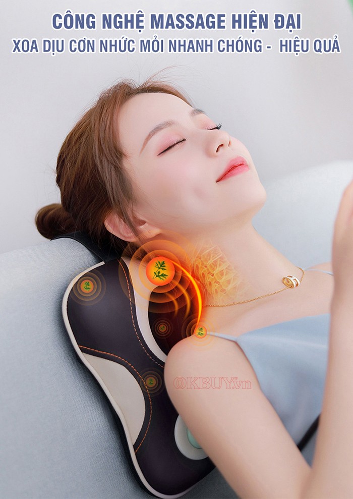 Máy massage lưng trị liệu  Nikio NK-136AC
