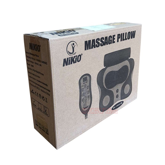 Máy massage xoa bóp cổ vai gáy Nikio NK-136DC